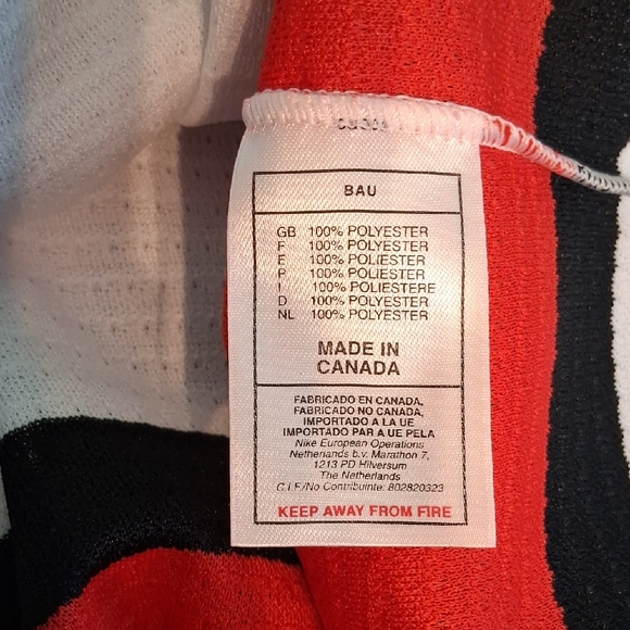 Nike Canada  Hockey Jersey - Embroidered Logos 5033 - Picture 7 of 8